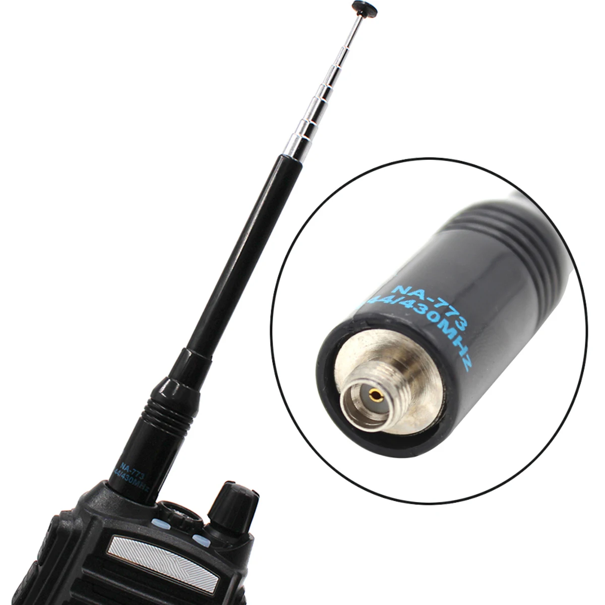 SMA Female VHF UHF Telescopic Antenna for BaoFeng Walkie Talkie UV-5R UV-82 BF-888S SMA Female Dual-band VHF UHF Telescopic
SMA Female VHF UHF Telescopic Antenna for BaoFeng Walkie Talkie UV-5R UV-82 BF-888S SMA Female Dual-band VHF UHF Telescopic