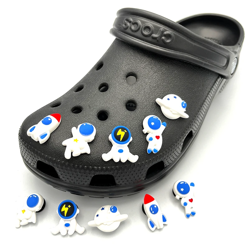 New Shoe Decoration Space Astronaut Series Hard Plastic Resin Shoe Charms For Kids Cros Clogs DIY Shoe Ornaments Accessories
New Shoe Decoration Space Astronaut Series Hard Plastic Resin Shoe Charms For Kids Cros Clogs DIY Shoe Ornaments Accessories
