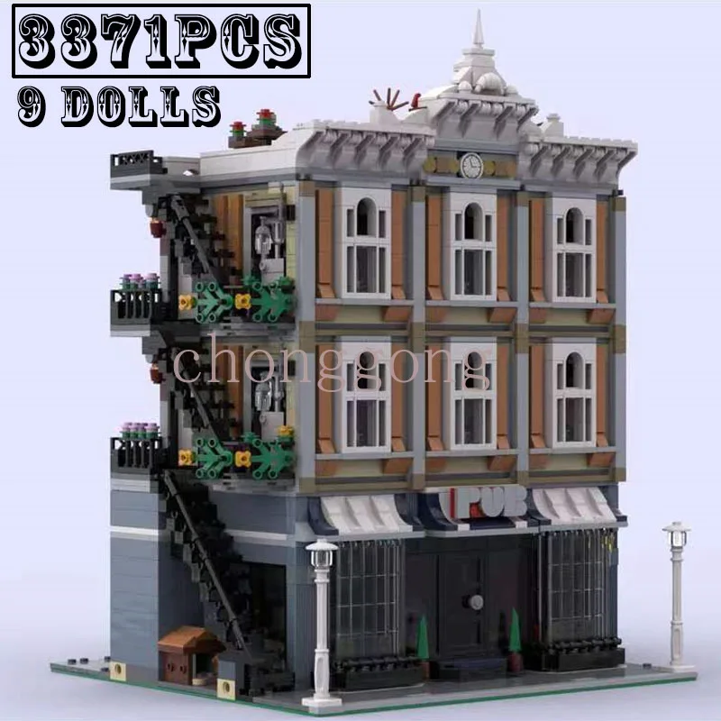 New City Center Town Square Pub - Alternate Build of Assembly Square 10255 Street View Building Bricks DIY Toy Kid Birthday Gift
New City Center Town Square Pub - Alternate Build of Assembly Square 10255 Street View Building Bricks DIY Toy Kid Birthday Gift