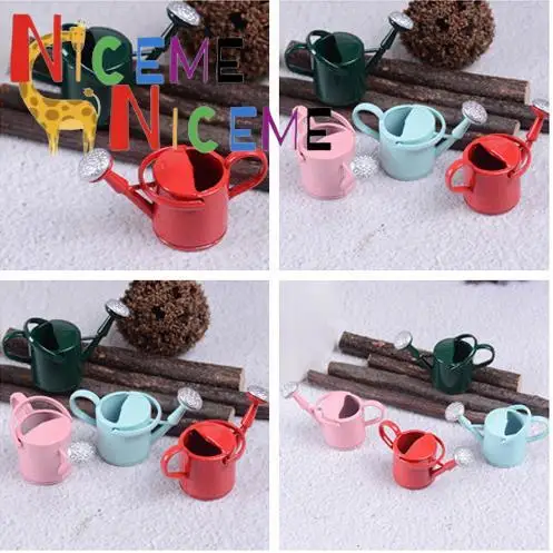 

Dollhouse 1/12 Metal Watering Can Garden Miniature Decoration For Children Kids Dolls Acces Miniature Furniture