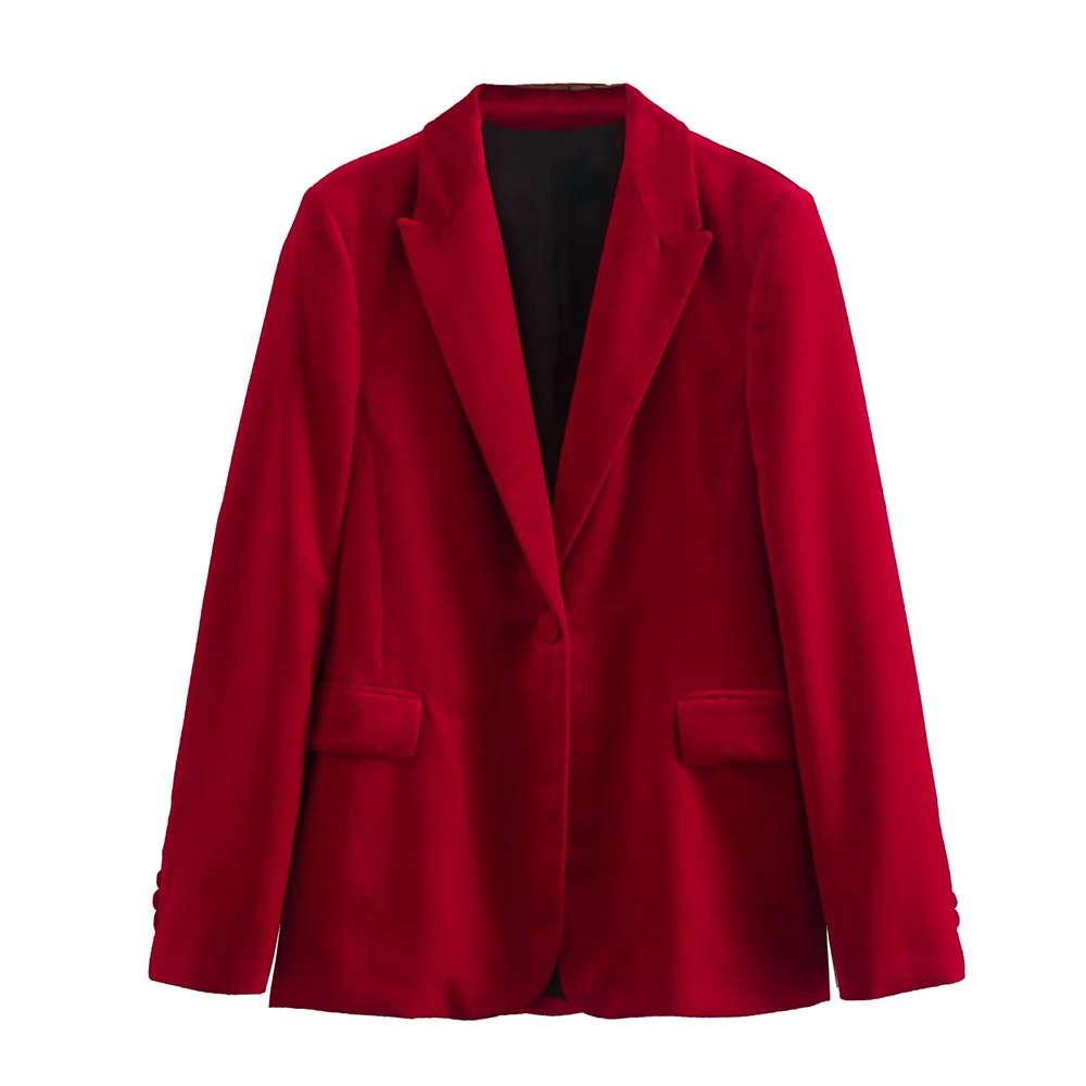 PB&ZA Women's Elegant Blazers Single Button Velvet Blazer Jackets Loose Casual Coats Female clothing 2022 Latest Fashion9034722
PB&ZA Women's Elegant Blazers Single Button Velvet Blazer Jackets Loose Casual Coats Female clothing 2022 Latest Fashion9034722