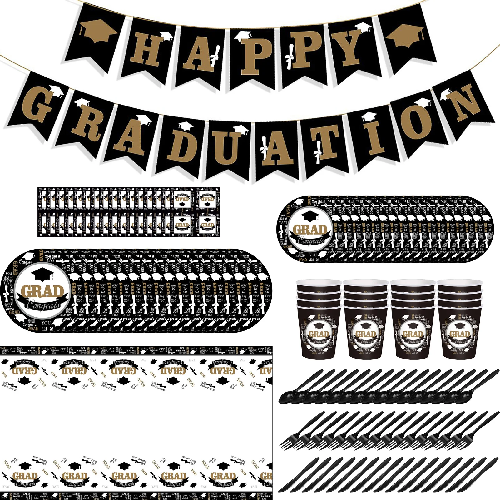 Graduation Plates And Napkins Party Supplies 114Pcs Graduation Party Dinnerware Set Graduation Party Supplies Including Banner
Graduation Plates And Napkins Party Supplies 114Pcs Graduation Party Dinnerware Set Graduation Party Supplies Including Banner