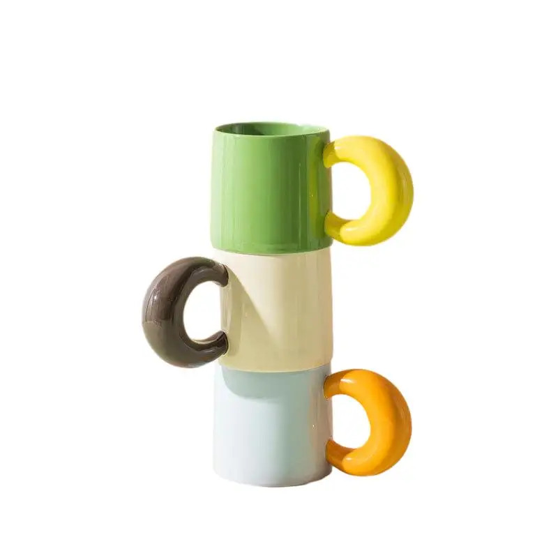 Coloful Semicircle Handgrip Ceramics Mugs Coffee Mug Milk Tea office Cups Drinkware the Best birthday Gift
Coloful Semicircle Handgrip Ceramics Mugs Coffee Mug Milk Tea office Cups Drinkware the Best birthday Gift