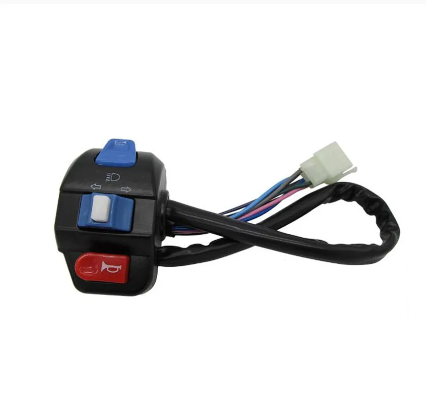 Left & Right Motorcycle Handlebar Control Switch Horn Turn Signal 12V For E-bike Gy6 50cc 125cc 150cc Moped Scooter
Left & Right Motorcycle Handlebar Control Switch Horn Turn Signal 12V For E-bike Gy6 50cc 125cc 150cc Moped Scooter