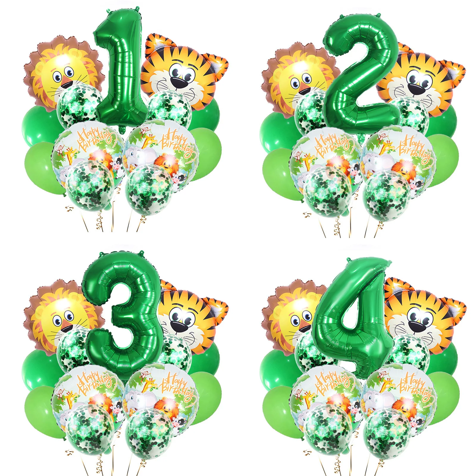 14pcs Jungle Animal Balloons Number Balloon Set 1st Birthday Party Decorations Safari Birthday Party Foil Balloons Baby Shower
14pcs Jungle Animal Balloons Number Balloon Set 1st Birthday Party Decorations Safari Birthday Party Foil Balloons Baby Shower