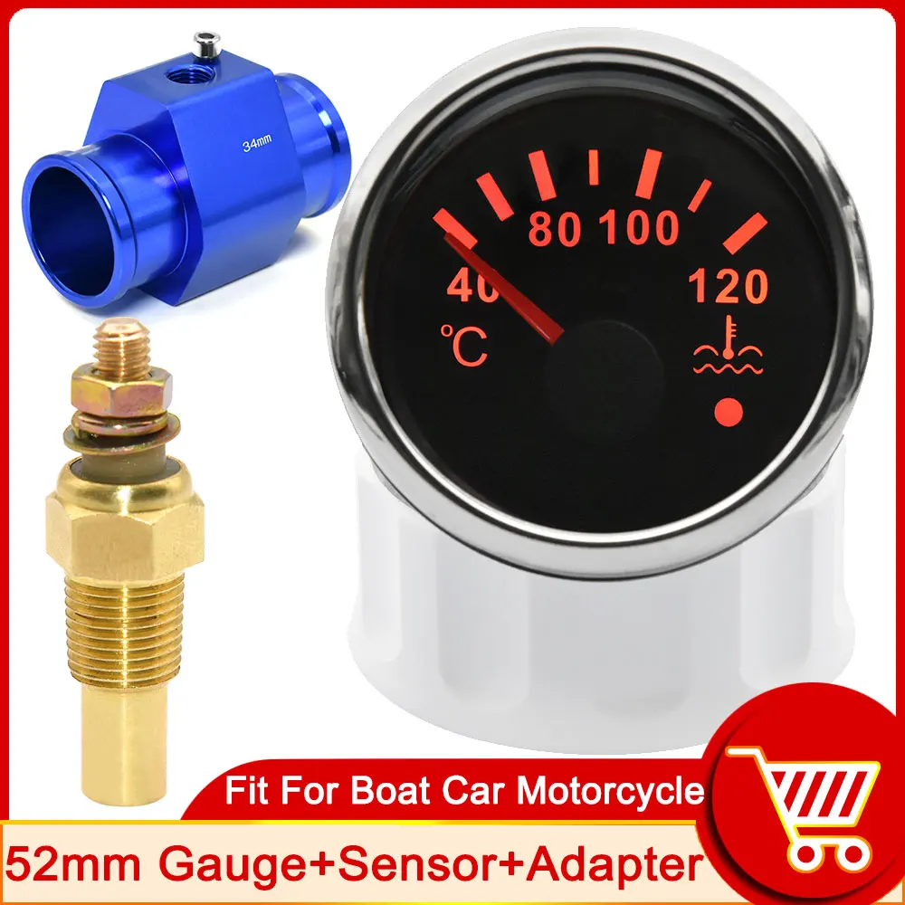 HD 52mm Motorcycle Water Temperature Meter Sensor 10mm Thermomete Gauges Scooter Racing Water Temp Joint Pipe Sensor Adapter 
HD 52mm Motorcycle Water Temperature Meter Sensor 10mm Thermomete Gauges Scooter Racing Water Temp Joint Pipe Sensor Adapter