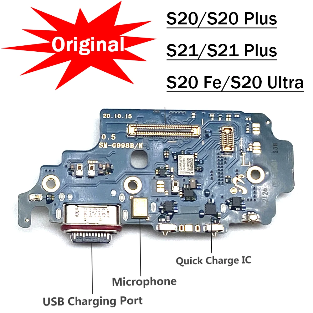 Original USB Charger Board Flex For Samsung Galaxy S20 S21 Plus Ultra Fe 4G 5G G981B USB Connector Dock Charging Flex Cable
Original USB Charger Board Flex For Samsung Galaxy S20 S21 Plus Ultra Fe 4G 5G G981B USB Connector Dock Charging Flex Cable
