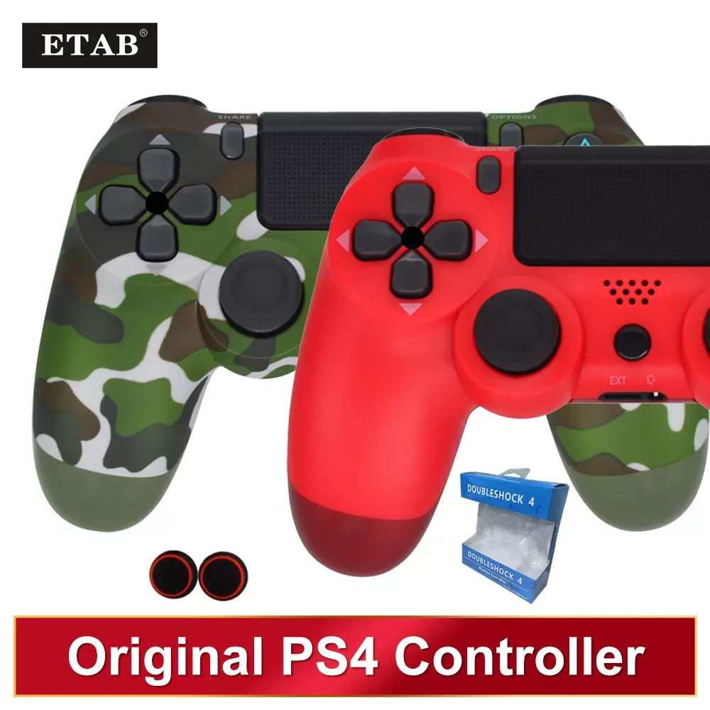 Original Bluetooth Double Vibration Controller For PS4 PS3 Wireless Gamepad Joystick For PS4 Games Console USB 6Axis Joypad
Original Bluetooth Double Vibration Controller For PS4 PS3 Wireless Gamepad Joystick For PS4 Games Console USB 6Axis Joypad