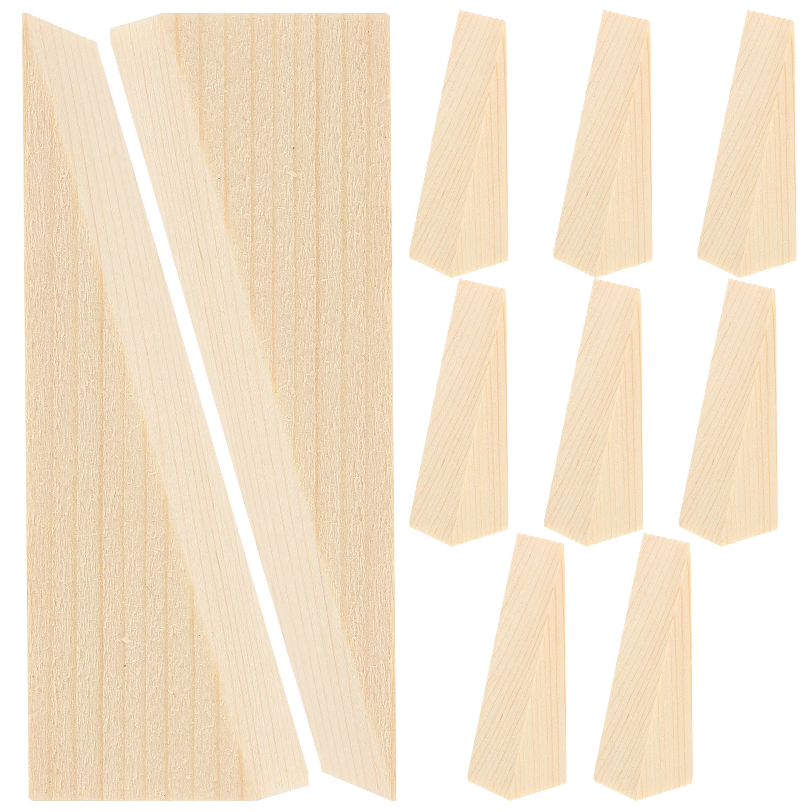 10 Pcs Anti-collision Triangular Wooden Wedge Door Bumper Draft Stopper Nail Free
10 Pcs Anti-collision Triangular Wooden Wedge Door Bumper Draft Stopper Nail Free