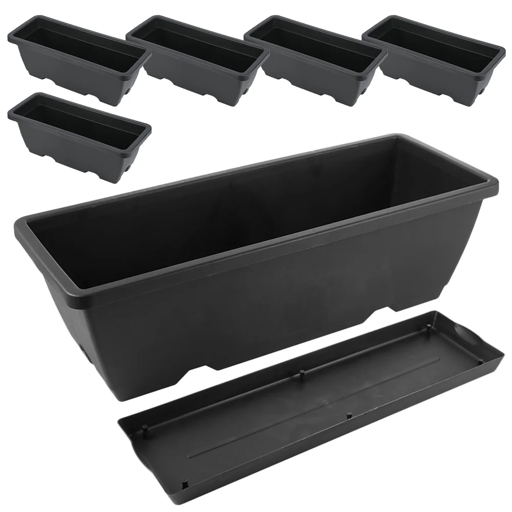 6 Pcs Square Flower Pot Outdoor Planter Box Pots Plants Container Planting Patio Planters Plastic
6 Pcs Square Flower Pot Outdoor Planter Box Pots Plants Container Planting Patio Planters Plastic