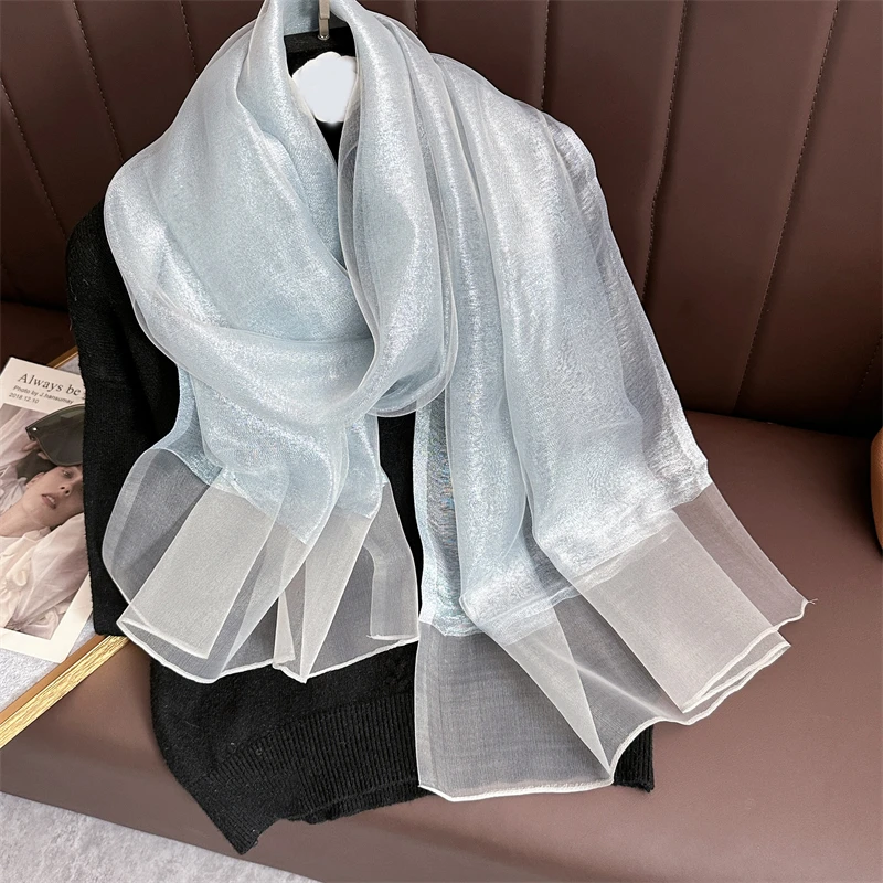 Double Layer Shiny Silk Scarf Women Elegant Shawls Luxury Wool Wraps Beach Long Embroidered Hijab Female Head Echarpe Bufanda
Double Layer Shiny Silk Scarf Women Elegant Shawls Luxury Wool Wraps Beach Long Embroidered Hijab Female Head Echarpe Bufanda