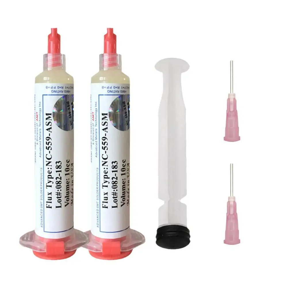 High Quality Flux NC-559-ASM 10cc PCB No-Clean Solder Paste Welding Dvanced Oil Flux Grease Soldering Repair Tools Kit
High Quality Flux NC-559-ASM 10cc PCB No-Clean Solder Paste Welding Dvanced Oil Flux Grease Soldering Repair Tools Kit