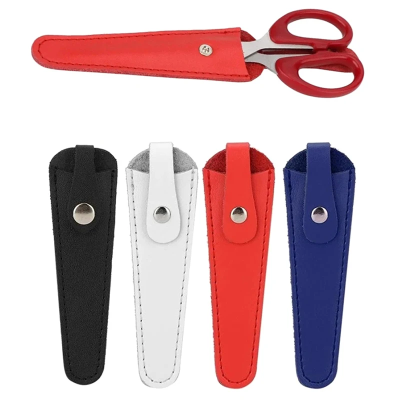 

1PC Professional Leather Case Barber Packet Scissor Bag Cover Shears Holster Hairdressing Cowhide Hair Scissors Storage Holder