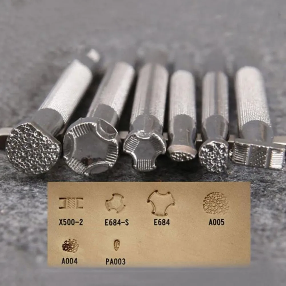 6Pcs Metal Leather Carving Printing Tool Manual Carving Leather Stamping Printing For DIY Craft Leather
6Pcs Metal Leather Carving Printing Tool Manual Carving Leather Stamping Printing For DIY Craft Leather