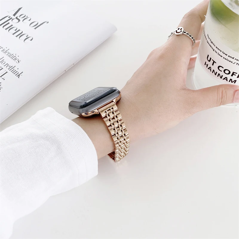 Bracelet for apple watch 7 strap 41mm 45mm 38mm/42mm slim wristband Stainless Steel Metal women band iwatch 6 se 5 4 3 40mm 44mm
Bracelet for apple watch 7 strap 41mm 45mm 38mm/42mm slim wristband Stainless Steel Metal women band iwatch 6 se 5 4 3 40mm 44mm