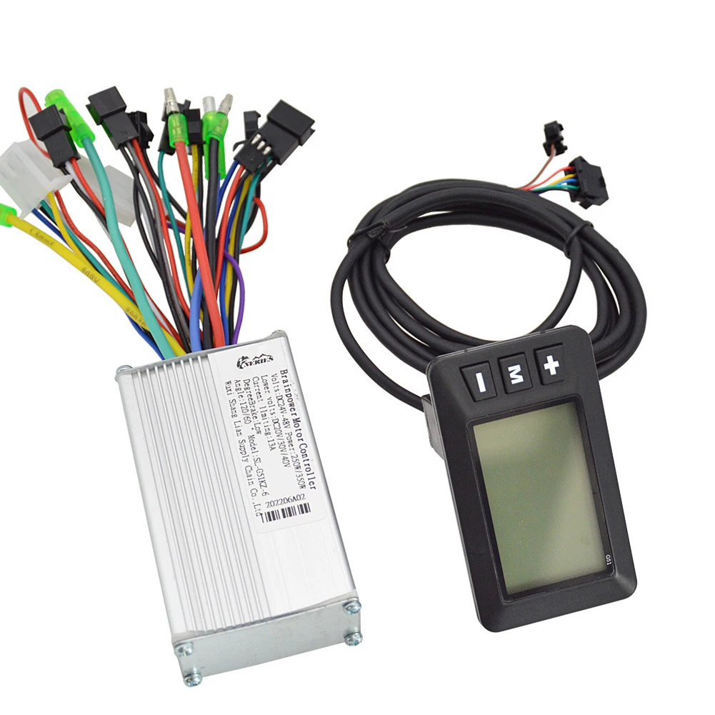 E-bike E-scooter 250/350W Brushless Controller 24-60V 13A With LCD Display Kit Electric Scooter Bike Bicycle Accessories Parts
E-bike E-scooter 250/350W Brushless Controller 24-60V 13A With LCD Display Kit Electric Scooter Bike Bicycle Accessories Parts