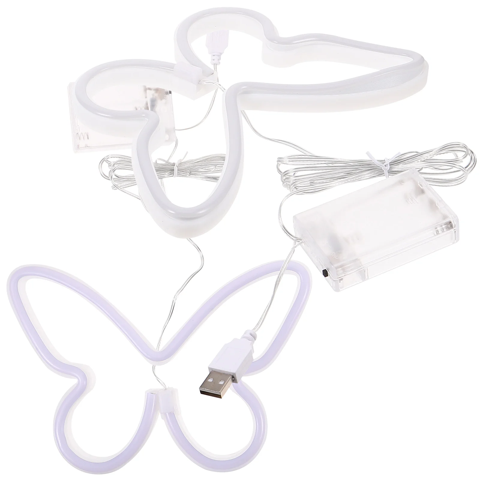 2 Pcs Butterfly Neon Signs Light Decoration Cute LED Lamps For Room Wall-mounted Plastic Bedroom Up
2 Pcs Butterfly Neon Signs Light Decoration Cute LED Lamps For Room Wall-mounted Plastic Bedroom Up