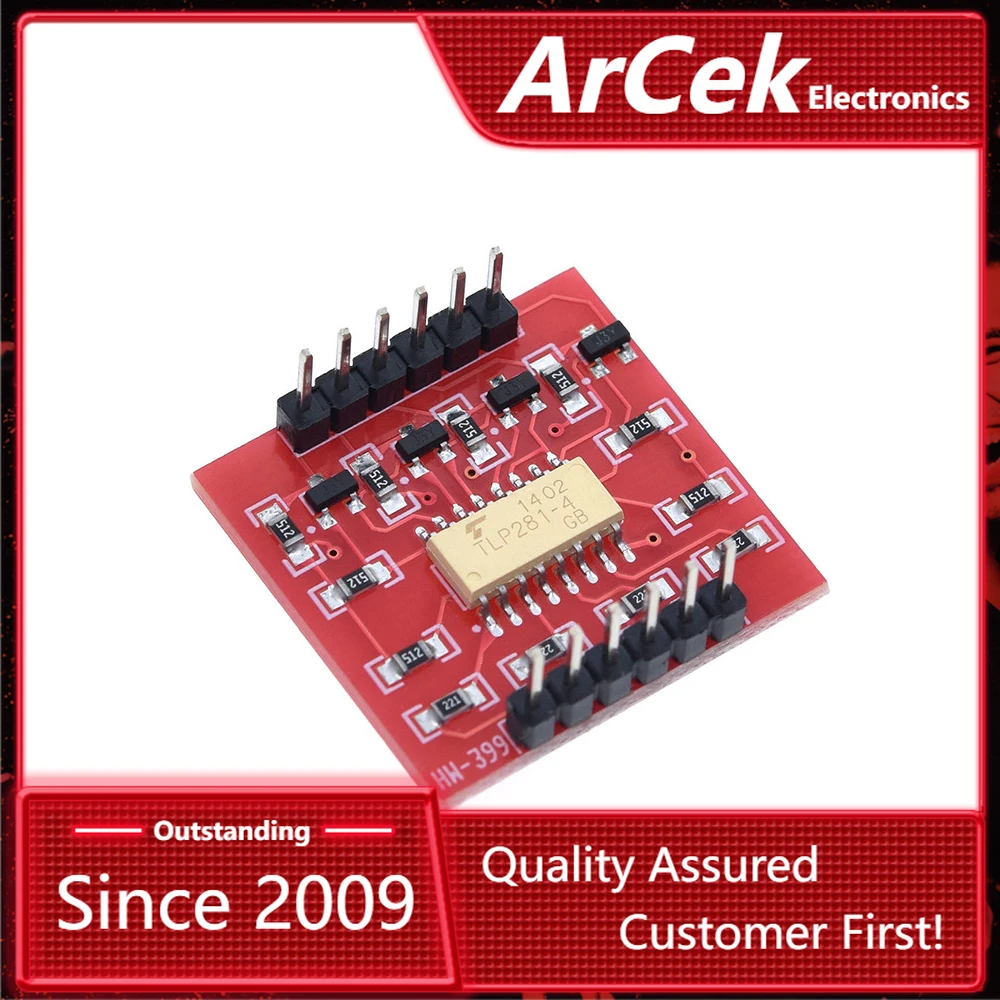 TLP281 4-Channel Opto-isolator IC Module For Arduino Expansion Board High And Low Level Optocoupler Isolation 4 Channel
TLP281 4-Channel Opto-isolator IC Module For Arduino Expansion Board High And Low Level Optocoupler Isolation 4 Channel