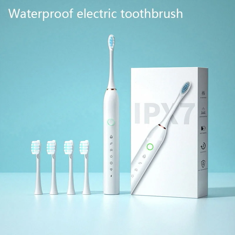 Ultrasonic Sonic Electric Toothbrush Rechargeable Toothbrush Washable Whitening Home Toothbrush Adult Timed Brush Multiple Modes
Ultrasonic Sonic Electric Toothbrush Rechargeable Toothbrush Washable Whitening Home Toothbrush Adult Timed Brush Multiple Modes