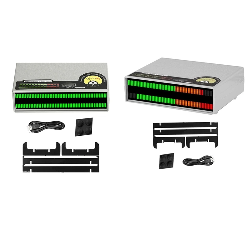 56 Bit Sound Level Meter Audio Display Analyzer LED Music Spectrum Visualizer Desktop Lamps For Home Stereo System
56 Bit Sound Level Meter Audio Display Analyzer LED Music Spectrum Visualizer Desktop Lamps For Home Stereo System