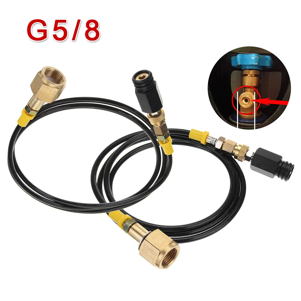 1pc G5/8 Pipe And Adapter Kit For Maker Club External Hose Adapter Kit For G5/8 Valve CO2 Length 1.5 M Very Soft
1pc G5/8 Pipe And Adapter Kit For Maker Club External Hose Adapter Kit For G5/8 Valve CO2 Length 1.5 M Very Soft