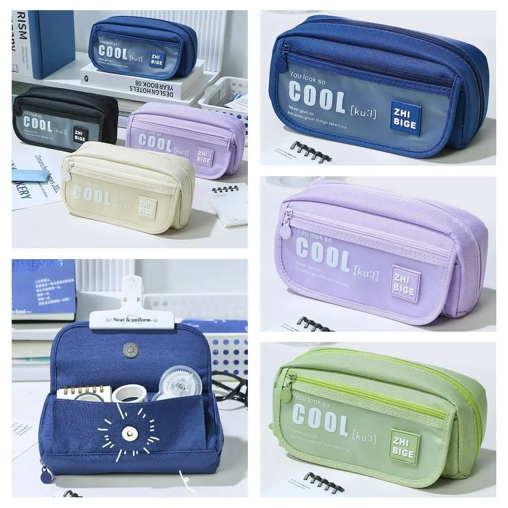 Large Capacity Desktop Storage Pouch 6 Color Multi Layer Korean Style Pencil Holder Pencil Cases Children
Large Capacity Desktop Storage Pouch 6 Color Multi Layer Korean Style Pencil Holder Pencil Cases Children