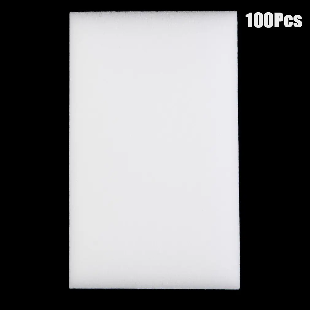 100pcs/lot White Magic Sponge Cleaner Eraser Multi-functional Cleaner Melamine Sponge for Kitchen Bathroom Cleaning 100x60x15mm
100pcs/lot White Magic Sponge Cleaner Eraser Multi-functional Cleaner Melamine Sponge for Kitchen Bathroom Cleaning 100x60x15mm