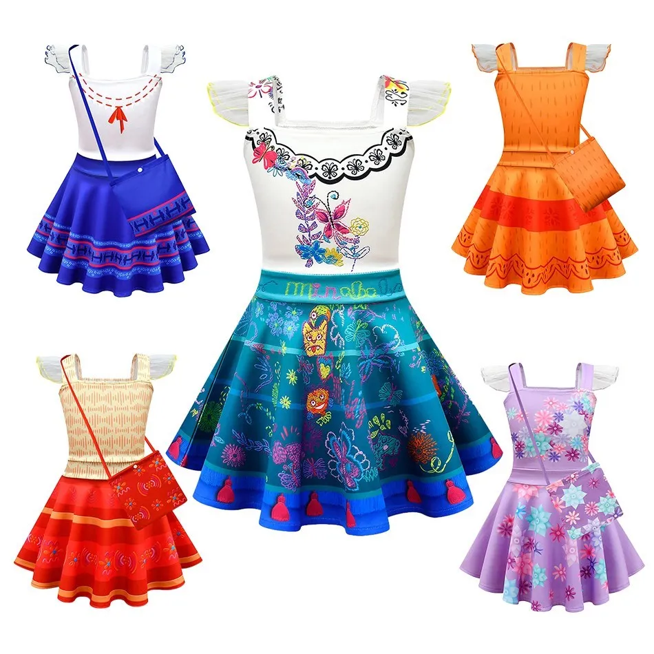 Pepa Costume Little Girls Encanto Wedding Flower Vestidos Children Princess Christmas Printed Skater Dress Summer Casual Clothes
Pepa Costume Little Girls Encanto Wedding Flower Vestidos Children Princess Christmas Printed Skater Dress Summer Casual Clothes