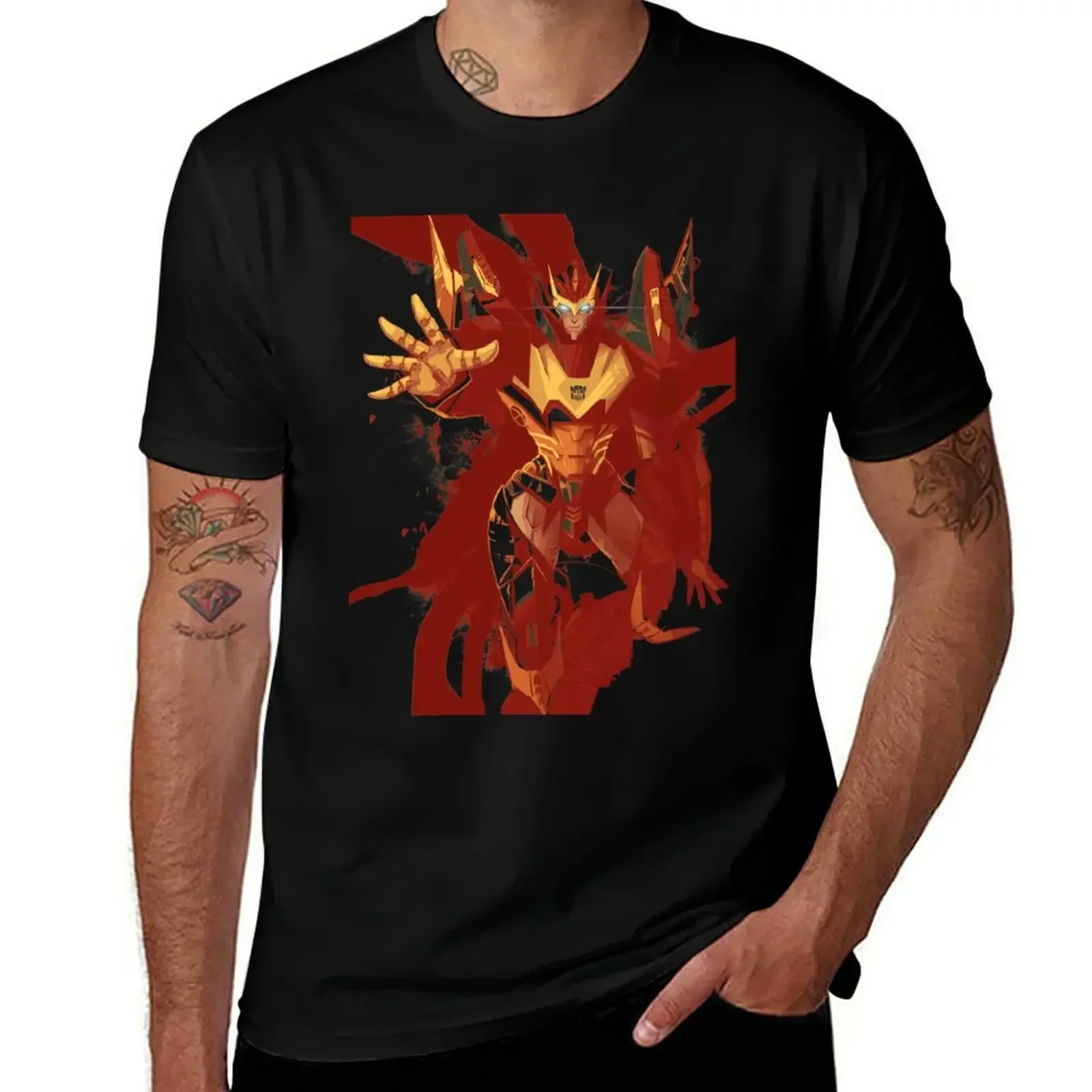 Футболка Rodimus в оранжевом цвете тяжелые весы для мальчика футболки с рисунком
