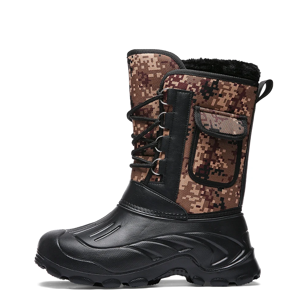 Men Fishing Boots Rain With Fur Waterproof Camouflage Winter Men Mid Calf Boots Warm Casual Male Boots Shoes Botas Mujer
Men Fishing Boots Rain With Fur Waterproof Camouflage Winter Men Mid Calf Boots Warm Casual Male Boots Shoes Botas Mujer
