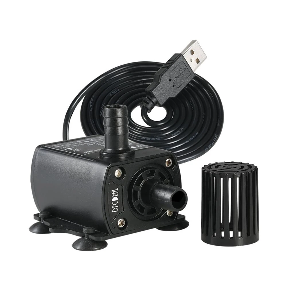 Submersible Water Pump Pool Pump DC5V Cord Water Pump Brushless USB Pump with Filter for Fish Tank Pond Aquarium
Submersible Water Pump Pool Pump DC5V Cord Water Pump Brushless USB Pump with Filter for Fish Tank Pond Aquarium
