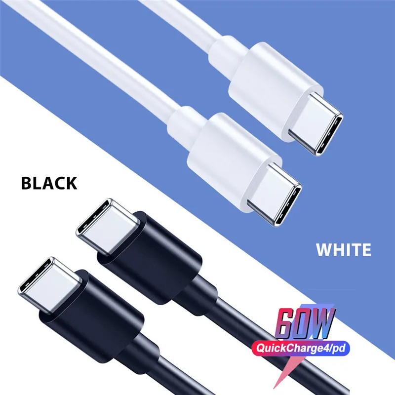 

Кабель Usb PD Type C на Usb C 1,5/2 метра, кабель для сверхбыстрой зарядки QC4.0 + для Samsung Galaxy Note10 Plus Note 10 + Macbook