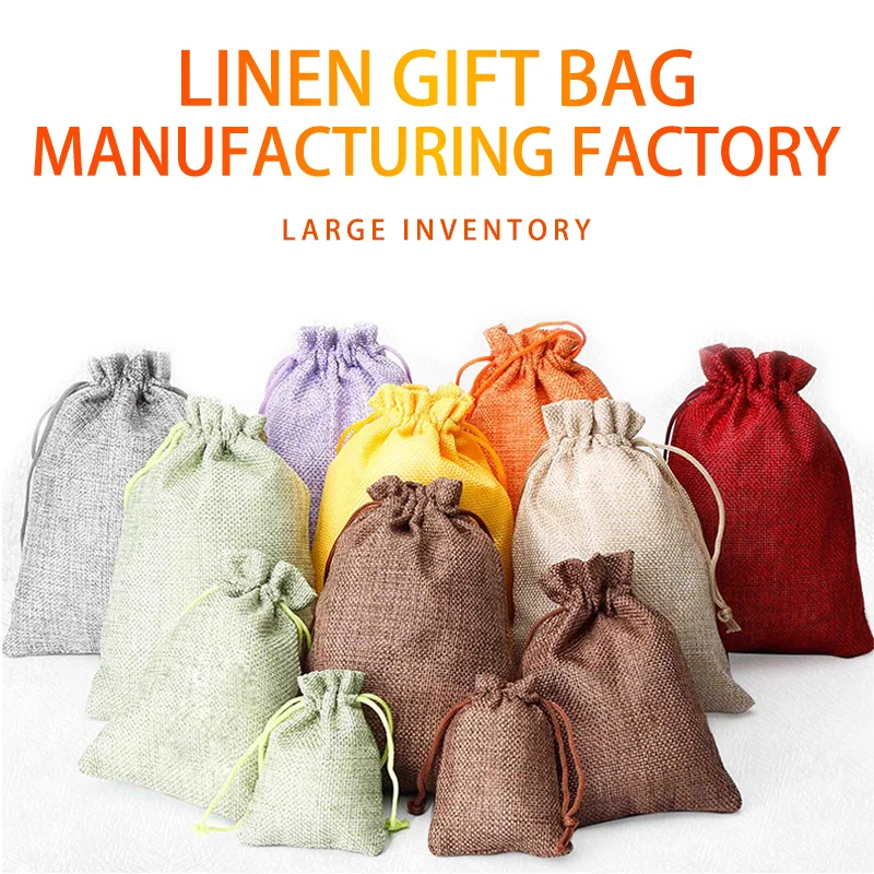 50/100pcs 18 Color Linen Bag Gift Drawstring Bag Cosmetics Candy Wedding Christmas Jewelry Burlap Bag Reusable DIY
50/100pcs 18 Color Linen Bag Gift Drawstring Bag Cosmetics Candy Wedding Christmas Jewelry Burlap Bag Reusable DIY