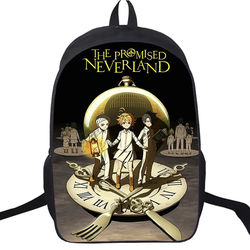The Promised Neverland Backpack Teens Boys Girls School Backpacks Children Cartoon Schoolbags Anime High Quality Bookbag 16 Inch
The Promised Neverland Backpack Teens Boys Girls School Backpacks Children Cartoon Schoolbags Anime High Quality Bookbag 16 Inch