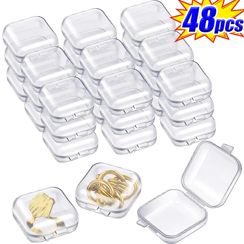 6/48pcs Mini Plastic Storage Containers Box Portable Pill Medicine Holder Storage Organizer Jewelry Packaging for Earrings Rings
6/48pcs Mini Plastic Storage Containers Box Portable Pill Medicine Holder Storage Organizer Jewelry Packaging for Earrings Rings