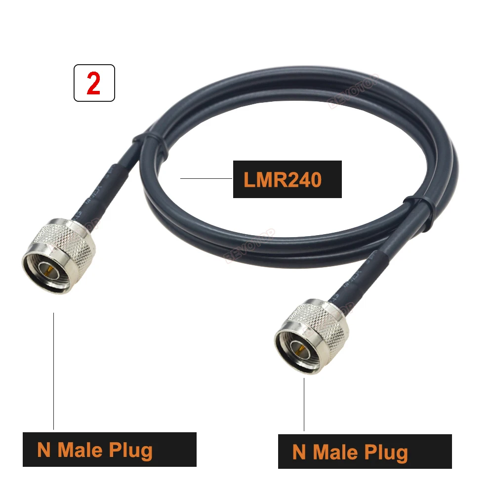 BEVOTOP N-N LMR240 коаксиальный кабель 50 Ом
BEVOTOP N-N LMR240 коаксиальный кабель 50 Ом