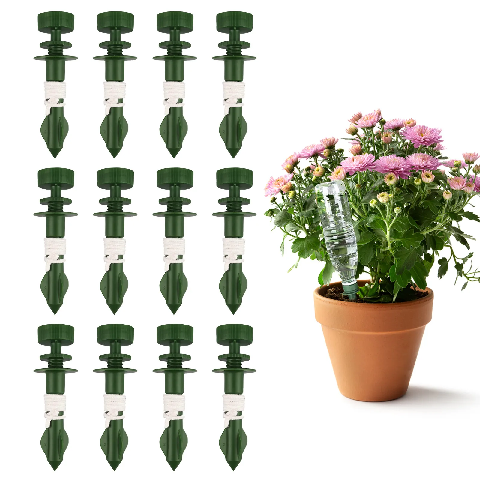Auto Drip Irrigation Watering System 6pcs Drop Head Houseplants Self Watering System Irrigation Tool For Potted Plants
Auto Drip Irrigation Watering System 6pcs Drop Head Houseplants Self Watering System Irrigation Tool For Potted Plants