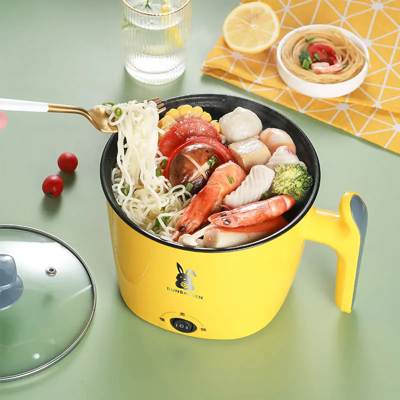 Kitchen Electric Cooking Pot Stainless Steel Steamer Hot Cooking Pot Student Dormitory Pot Small Pot Mini Non-Stick Pot Steamer
Kitchen Electric Cooking Pot Stainless Steel Steamer Hot Cooking Pot Student Dormitory Pot Small Pot Mini Non-Stick Pot Steamer