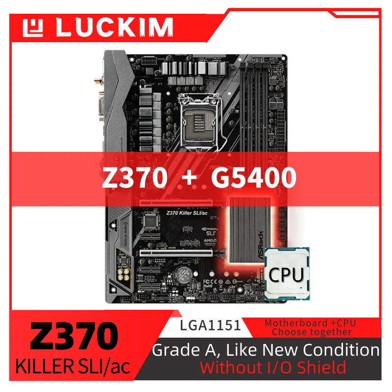 Восстановленная материнская плата Z370 KILLER SLI/ac LGA1151 G5400 комплект с процессором
Восстановленная материнская плата Z370 KILLER SLI/ac LGA1151 G5400 комплект с процессором