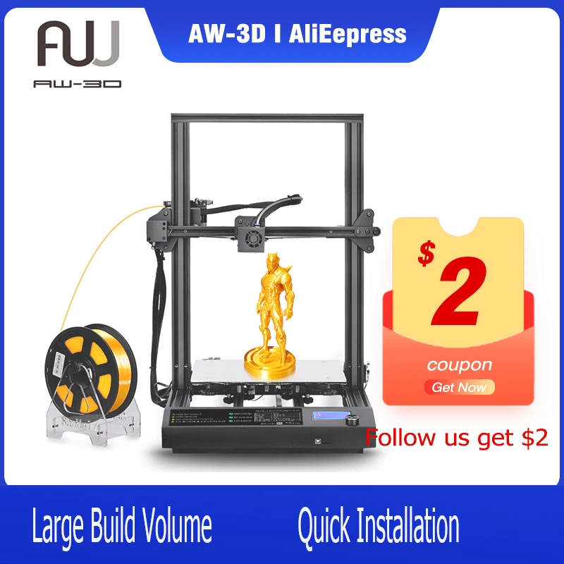 AW 3D Plus Size Frame FDM 3D Printer S8 3d Filament Extruder Upgraded Magnetic Build Plate Printing DIY KIT Free shipping.
AW 3D Plus Size Frame FDM 3D Printer S8 3d Filament Extruder Upgraded Magnetic Build Plate Printing DIY KIT Free shipping.