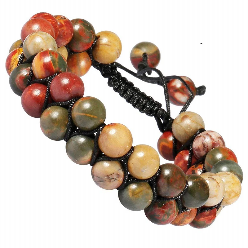 

Nupuyai Chakra Healing Crystal Bracelet for Women Men, Adjustable Braided Beads Stone Bracelet for Reiki Yoga Meditation