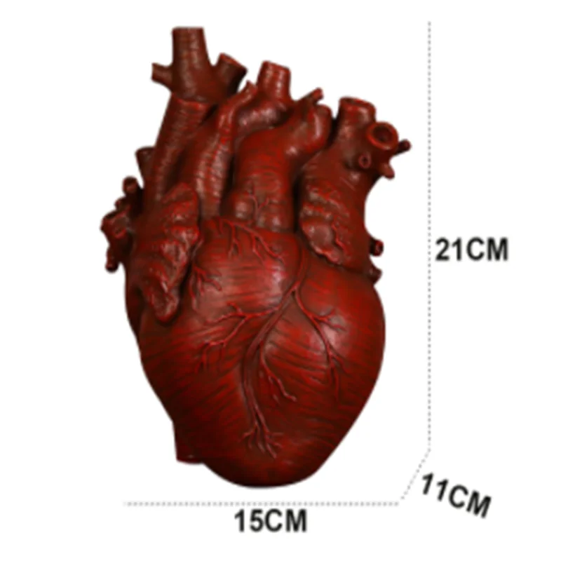 Anatomical Heart Vase Top Fashion Decoration Resin European Tabletop Sculpture Vase Home Decoraction Home Decor Christmas Gift
Anatomical Heart Vase Top Fashion Decoration Resin European Tabletop Sculpture Vase Home Decoraction Home Decor Christmas Gift