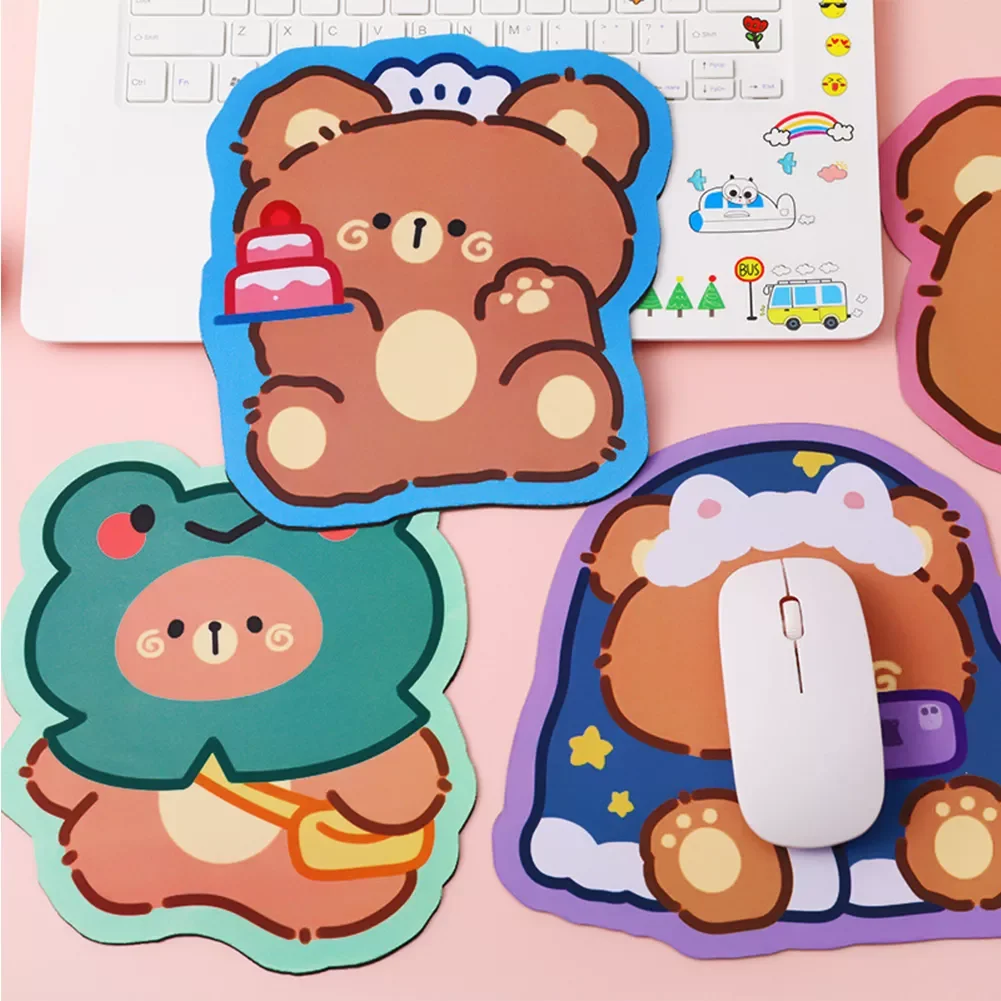 Kawaii Bear Mouse Pad Soft Rubber Pad Non-slip Desktop Keyboard Pad Cute Ins Style Girl Heart Students Computer Laptop Mousepad
Kawaii Bear Mouse Pad Soft Rubber Pad Non-slip Desktop Keyboard Pad Cute Ins Style Girl Heart Students Computer Laptop Mousepad