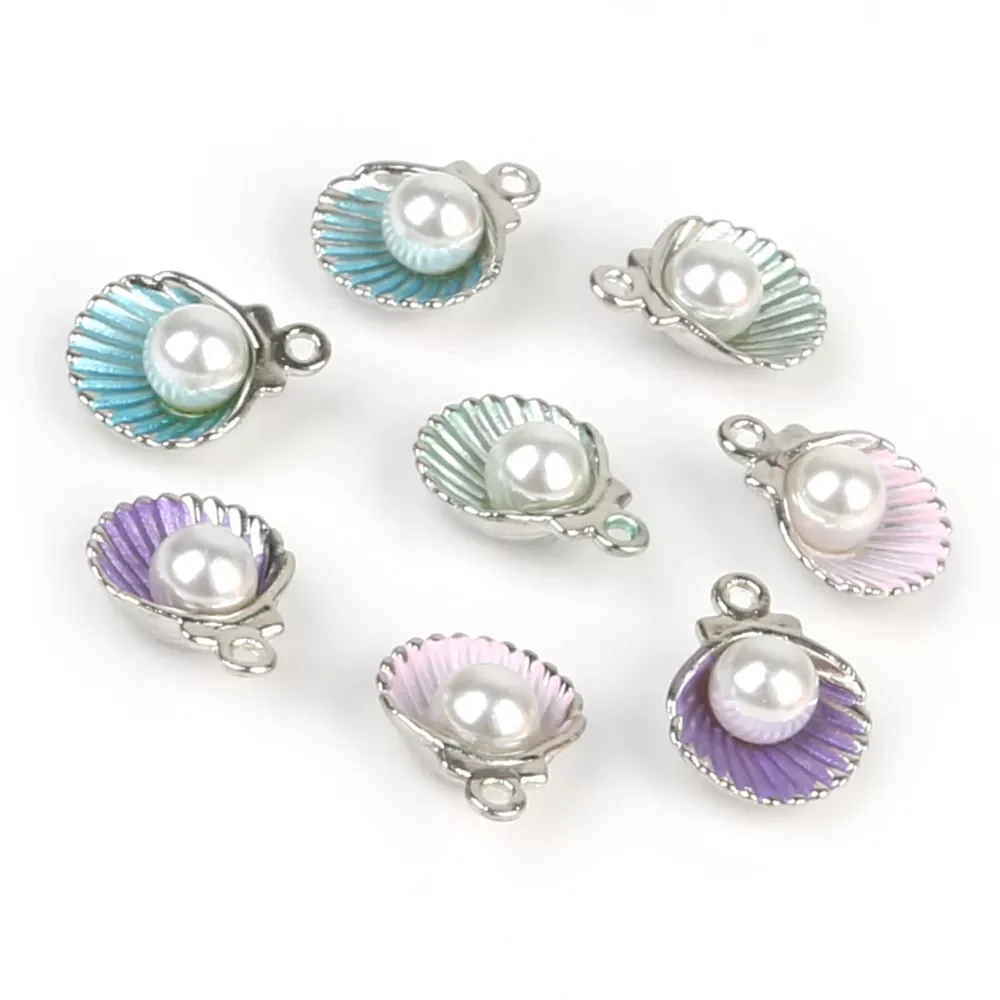 Enamel Shell Alloy Charm Pendants For Women Earring Jewelry Making Fit Bracelet & Necklace DIY Jewelry Findings
Enamel Shell Alloy Charm Pendants For Women Earring Jewelry Making Fit Bracelet & Necklace DIY Jewelry Findings