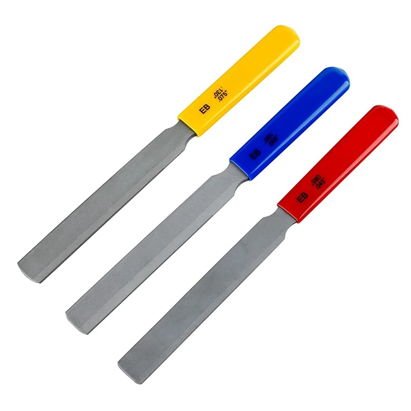 Bass Nut File Set, Carbon Steel Guitar Fret File, Guitar Repairing And Instrument Modifying Tools For Guitars
Bass Nut File Set, Carbon Steel Guitar Fret File, Guitar Repairing And Instrument Modifying Tools For Guitars