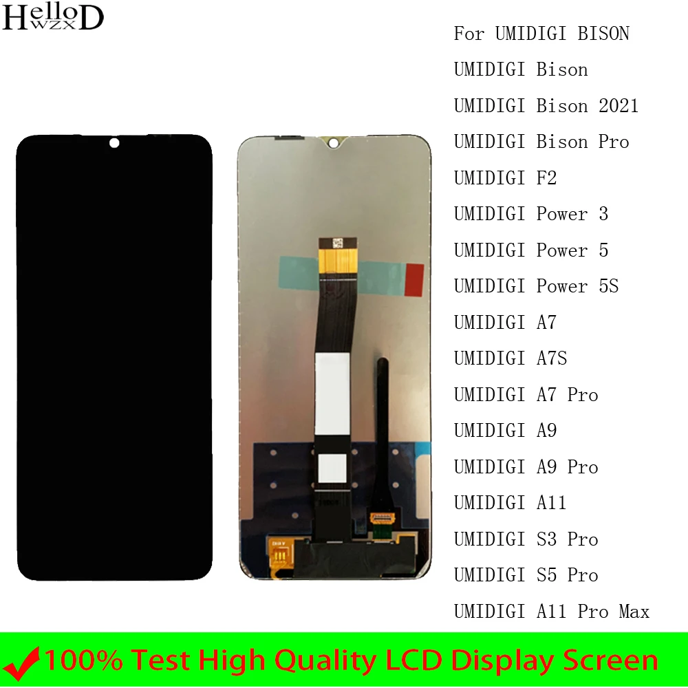 Original For UMIDIGI BISON 2021 Pro LCD Display Touch Screen Digitizer Assembly For UMIDIG F1 A7 F2 X10 A5 Pro A13 F3 A13 Pro C1
Original For UMIDIGI BISON 2021 Pro LCD Display Touch Screen Digitizer Assembly For UMIDIG F1 A7 F2 X10 A5 Pro A13 F3 A13 Pro C1