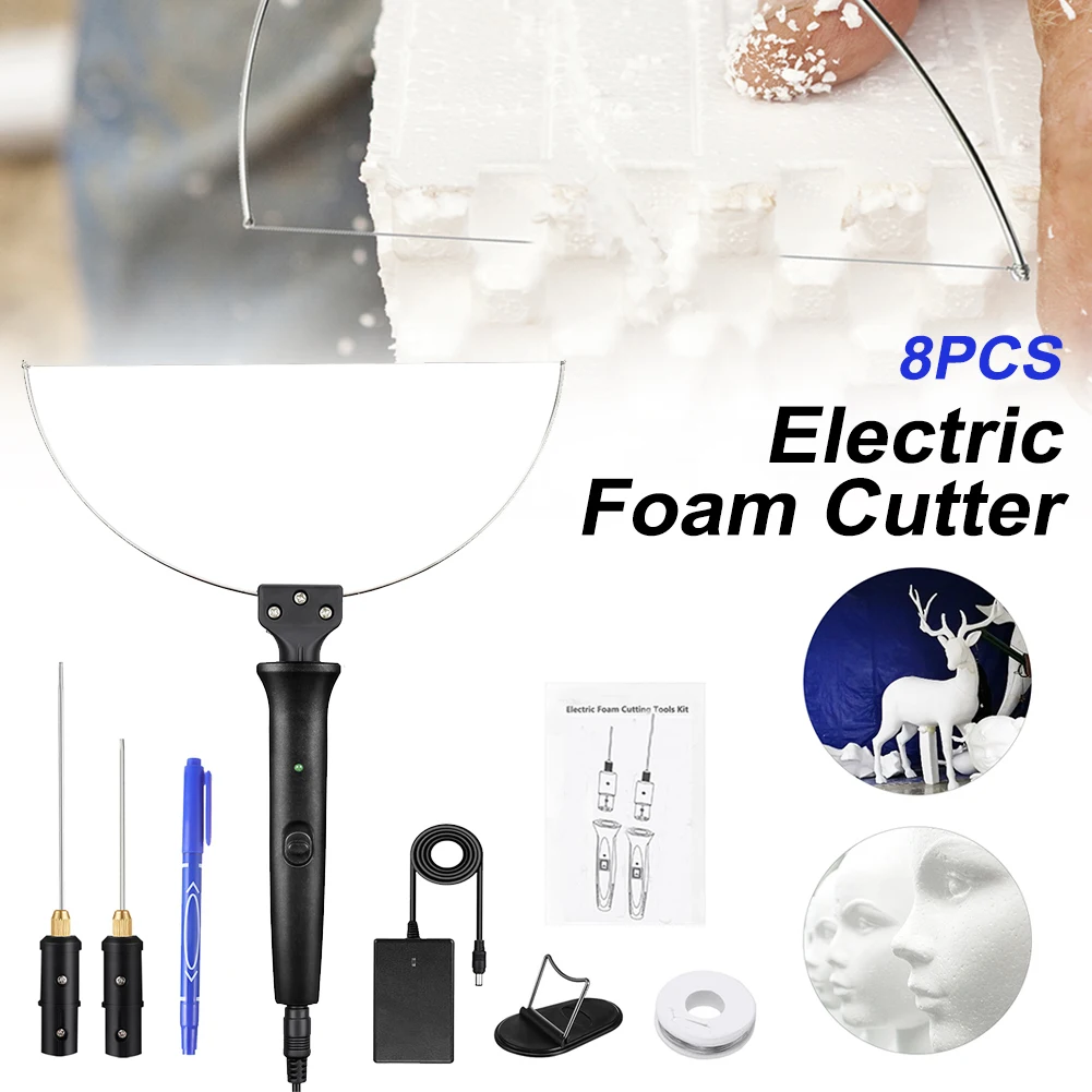 Electric Foam Cutter Kit 0-300℃ Temperature Adjustable Foam Cutting Pen Hot Wire Cutter Styrofoam Cutting Tool Engraver
Electric Foam Cutter Kit 0-300℃ Temperature Adjustable Foam Cutting Pen Hot Wire Cutter Styrofoam Cutting Tool Engraver