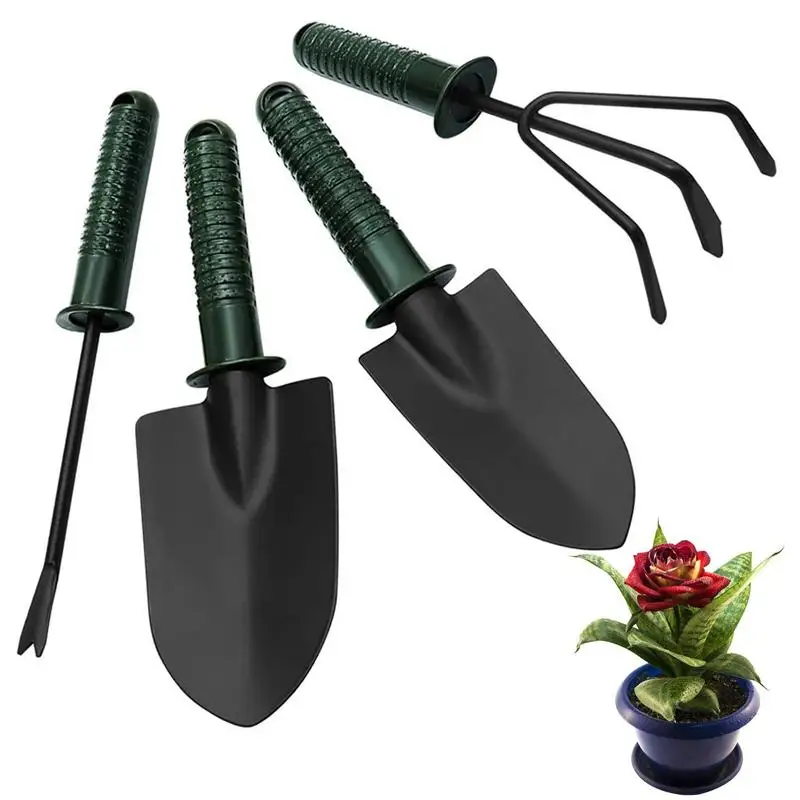 

Садовая лопата, набор из 4 предметов для выращивания растений, лопаты с лопастями, инструмент для ручной пересадки