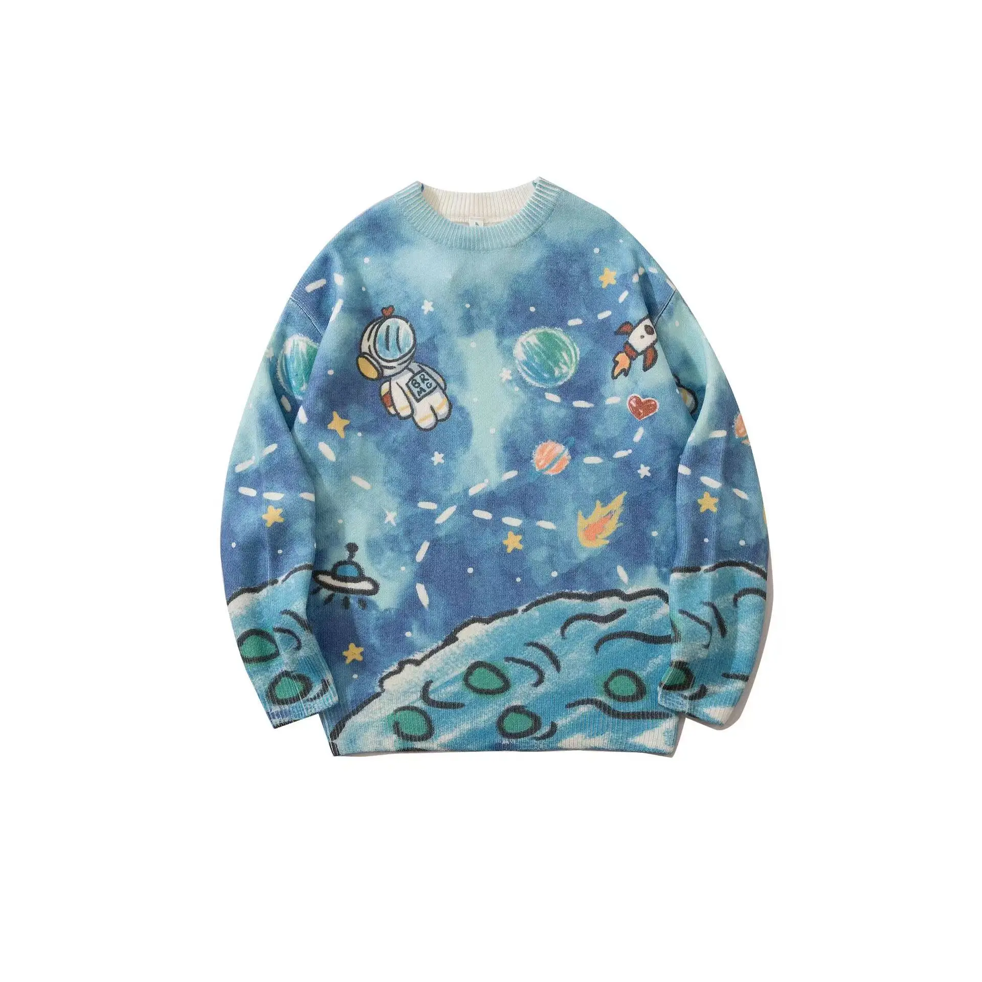 Men Starry Sky Harajuku Knitted Sweater 2022 Japanese Couples Hip Hop Streetwear O Neck Autumn Fashion Loose Pullover Sweaters
Men Starry Sky Harajuku Knitted Sweater 2022 Japanese Couples Hip Hop Streetwear O Neck Autumn Fashion Loose Pullover Sweaters