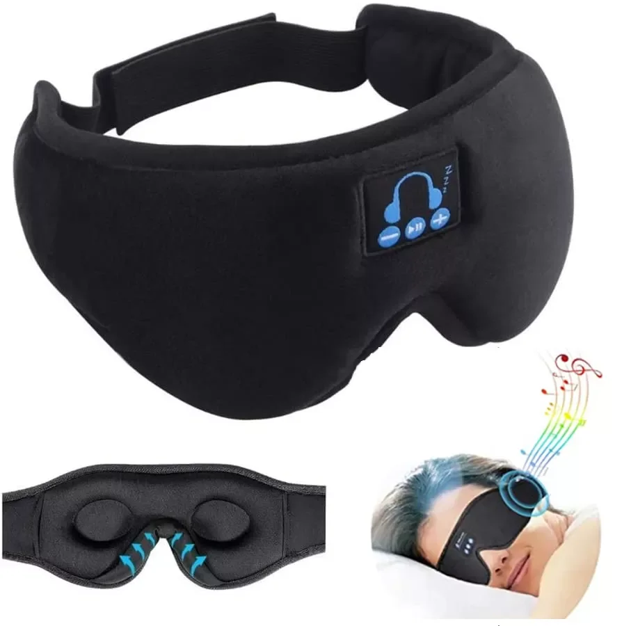 Sleep Headphones Bluetooth 5.0 Wireless 3D Eye Mask HeadSet With Microphone for Side Breathable Sleepers Travel Call And Music
Sleep Headphones Bluetooth 5.0 Wireless 3D Eye Mask HeadSet With Microphone for Side Breathable Sleepers Travel Call And Music